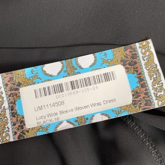 Black wrap dress Boohoo 12 black mini wrap dress - Picture 11 of 13